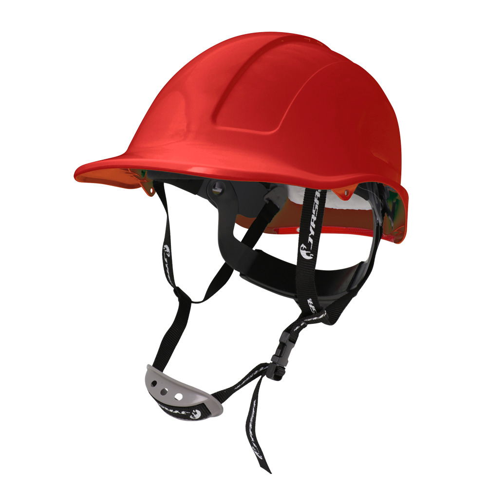 CASCO ROJO ASSEMBLER AJUSTE DE MATRACA, REFLEJANTE, BARBOQUEJO Y AISLANTE TERM