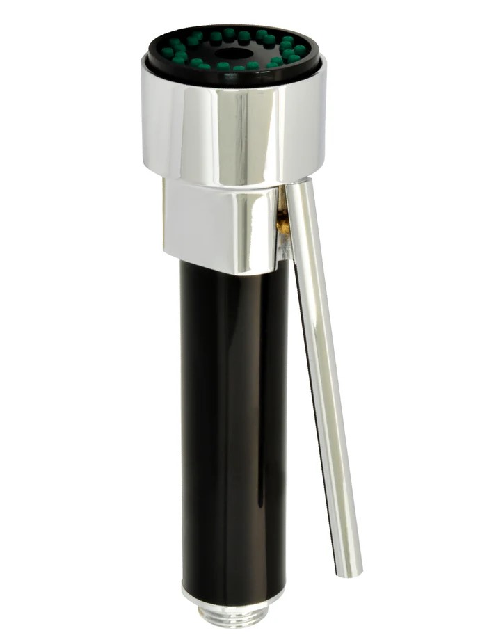 MEZCLADORA MONOMANDO P/FREGADERO DE LATON AL PISO ACAB/CROM