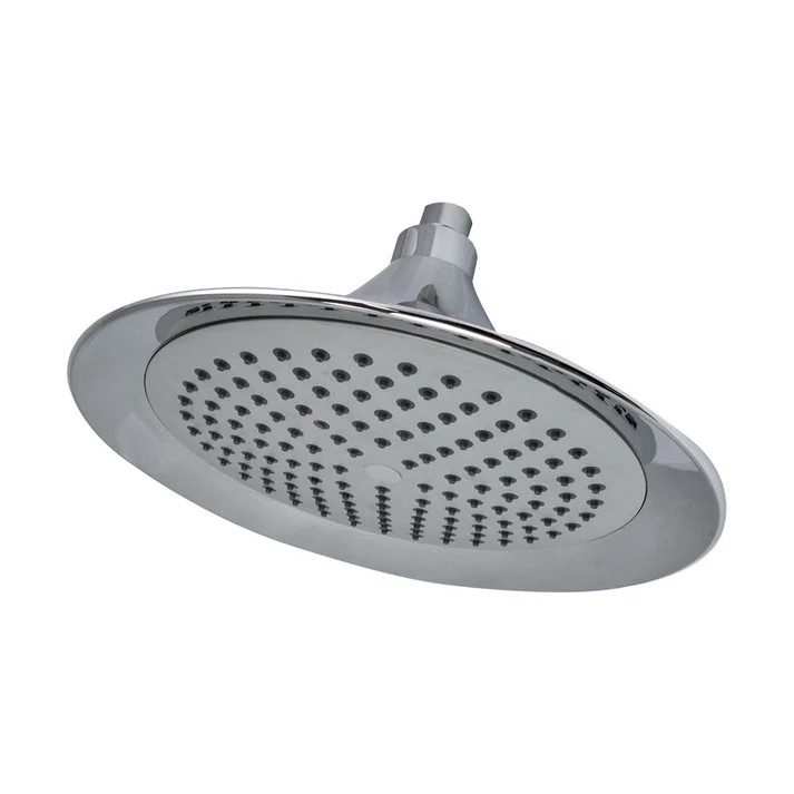 REGADERA PIRAMIDAL REDONDA 9 7/16 239MM S/BRAZO AC/CROMO
