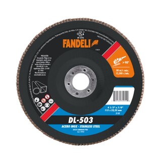 DISCO FNDL.PRO LAM.INOX  4.5”Z- 80