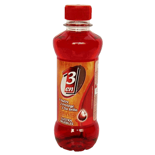 LUSTRADOR ROJO 3 EN 1  240ML.