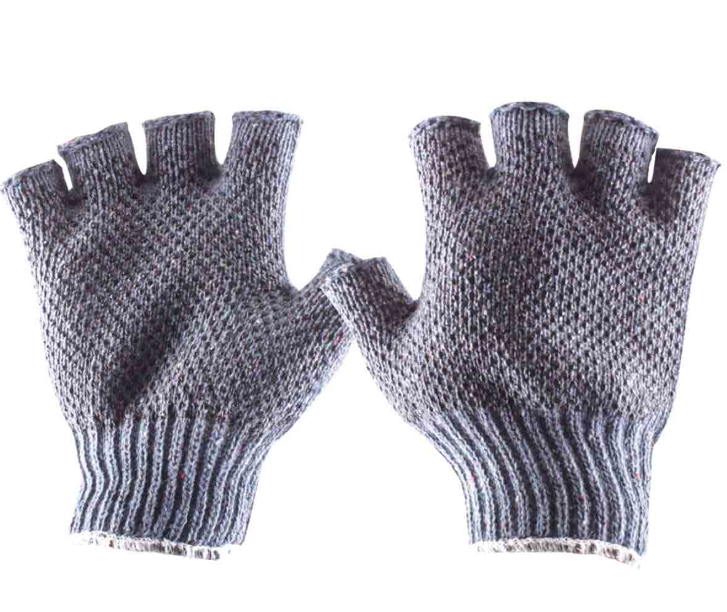 (STO20-25) GUANTES SIN DEDOS CON PUNTOS DE PVC ANTIDERAPES