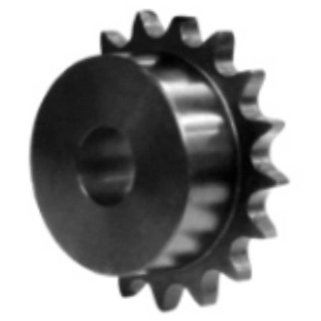 CATARINA 60B17 X 1" BORE (NEGRA, DIENTE ENDURECIDO)