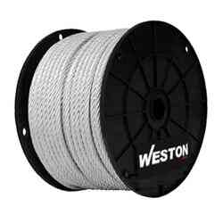 CABLE DE ACERO C/FORRO PLASTICO 7X19 3/16"-1/4" ROLLO 100MTS