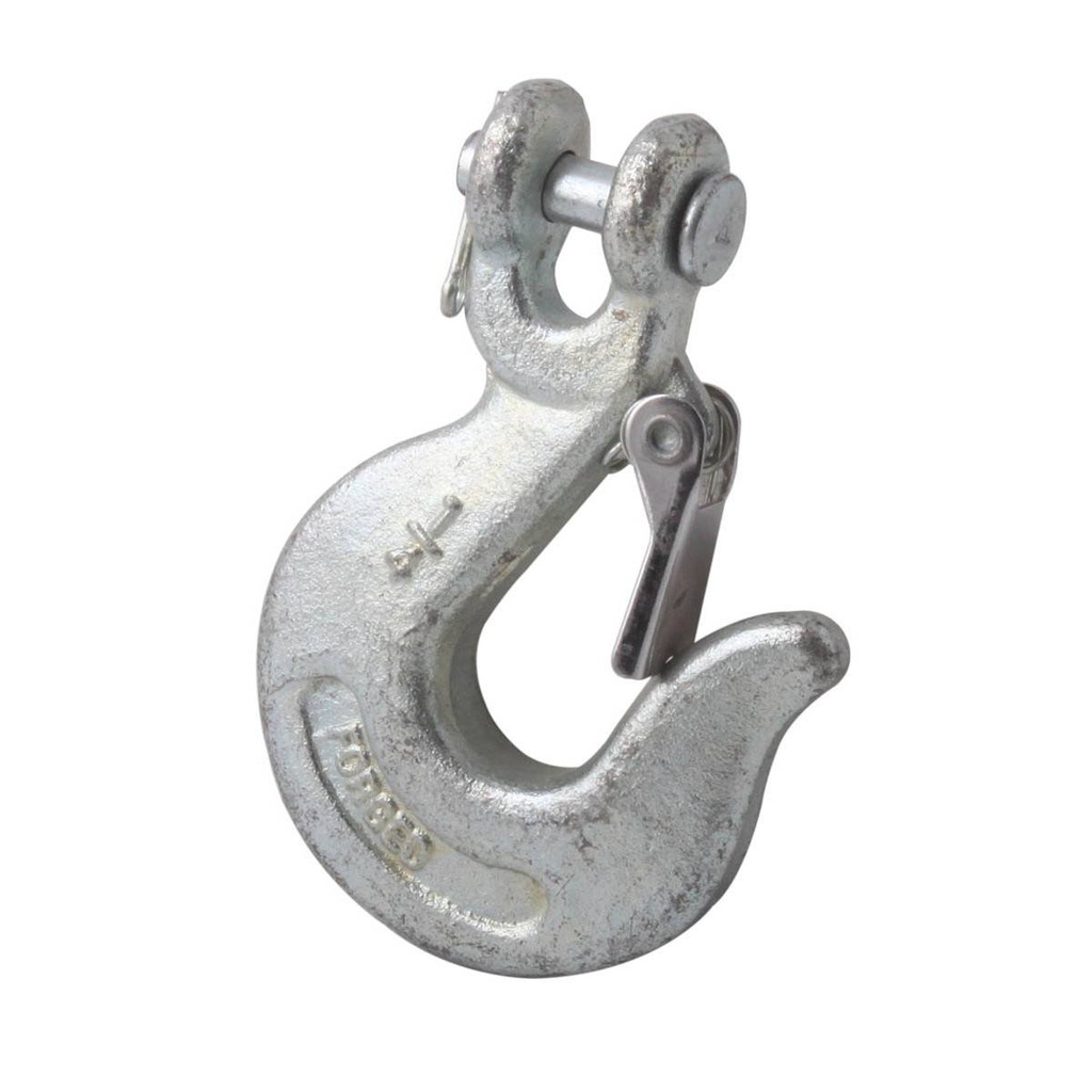 GANCHO FORJADO C/PERNO Y SEGURO 1/4"