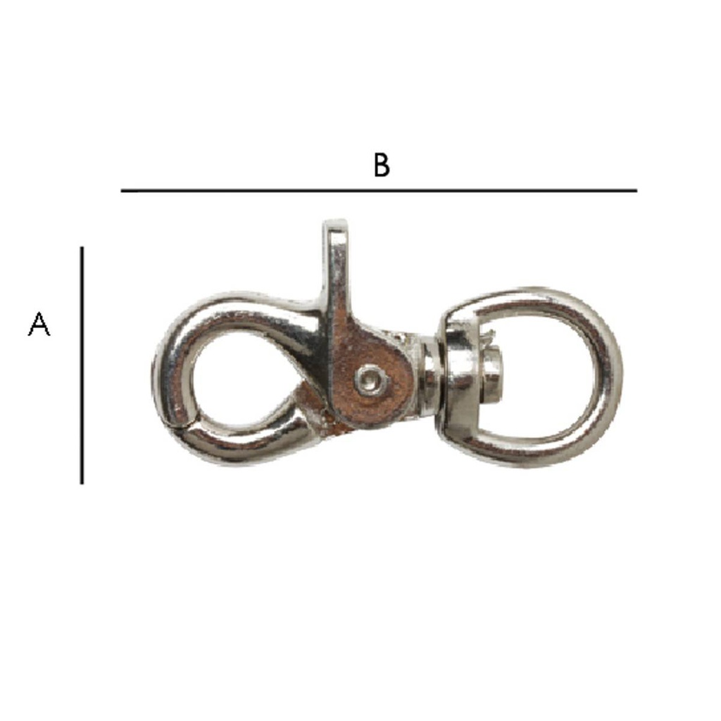 BANDOLA GATILLO NIQUELADO 1/2&quot; (PRECIO X PIEZA - EMPAQUE GRANEL)