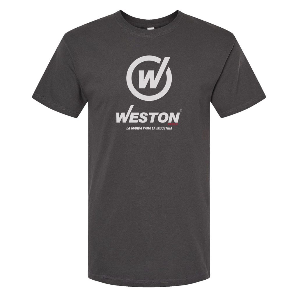 PLAYERA CUELLO REDONDO - COLOR CARBON - TALLA CH