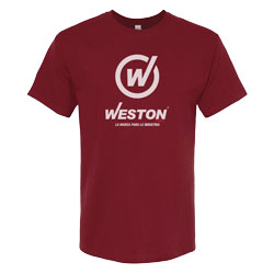 PLAYERA CUELLO REDONDO - COLOR CHERRY - TALLA G