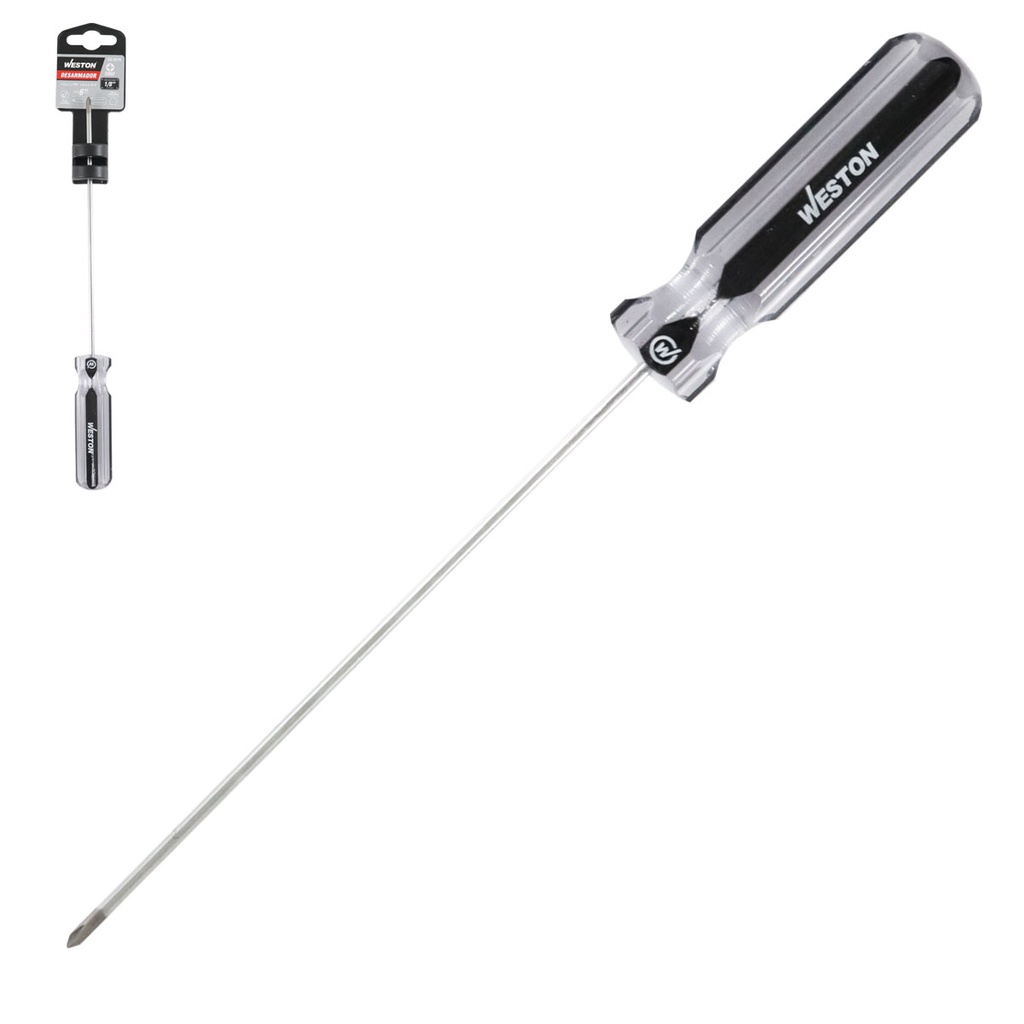 DESARMADOR PHILLIPS 1/8 X 6&quot; MANGO PVC ASME-B107.600 (CAJA C/6 PZAS - PRECIO X PIEZA)