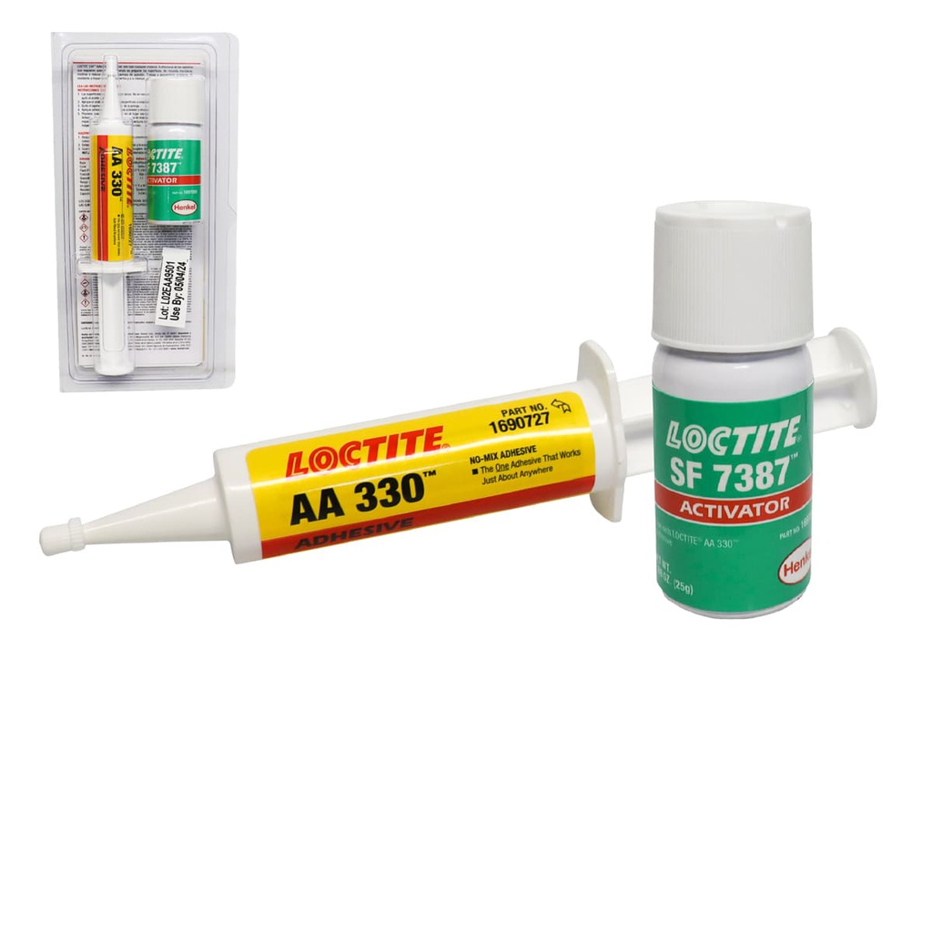 LOCTITE 330 ADHESIVO DEPEND - JERINGA 25 ml / ACTIVADOR 25 g