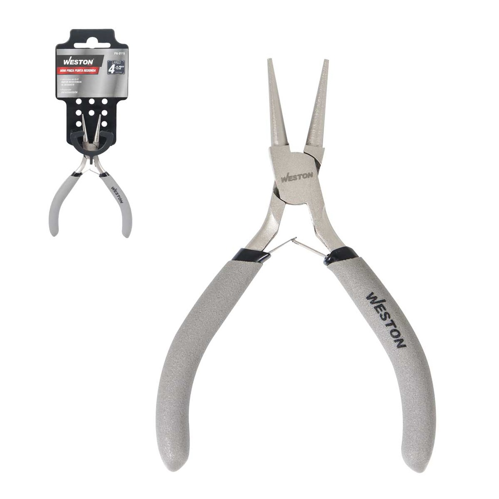 MINIPINZA PUNTA REDONDA 4.5&quot; (CAJA C/6 PZAS - PRECIO X PIEZA)
