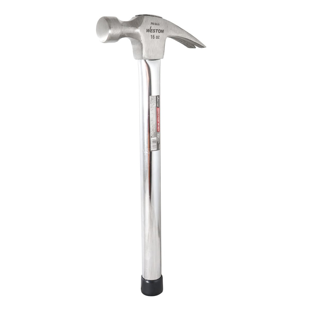 MARTILLO PULIDO UÑA RECTA 16 OZ MANGO 13&quot; TUBULAR