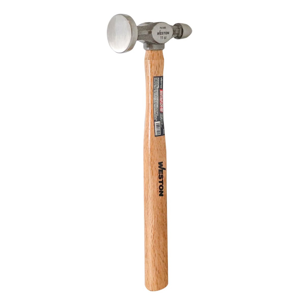 MARTILLO PULIDO HOJALATERO PUNTA FINA MANGO 13&quot; DE MADERA DURA 11 OZ