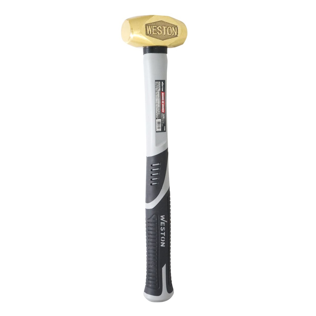 MARRO SEMIPULIDO DE BRONCE 1.6 LB MANGO 14" DE FIBRA DE VIDRIO
