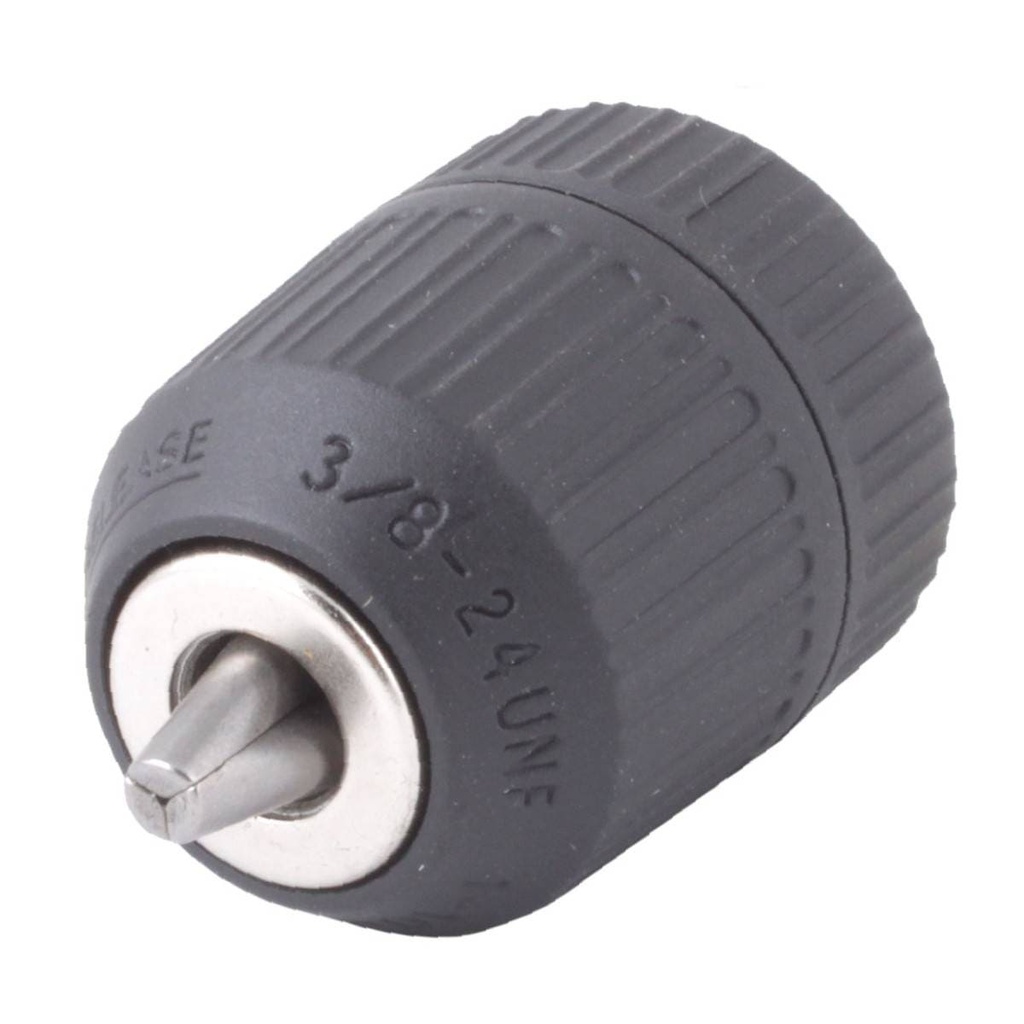 BROQUERO PLASTICO SIN LLAVE 3/8&quot; MONTAJE ROSCA 3/8&quot;-24