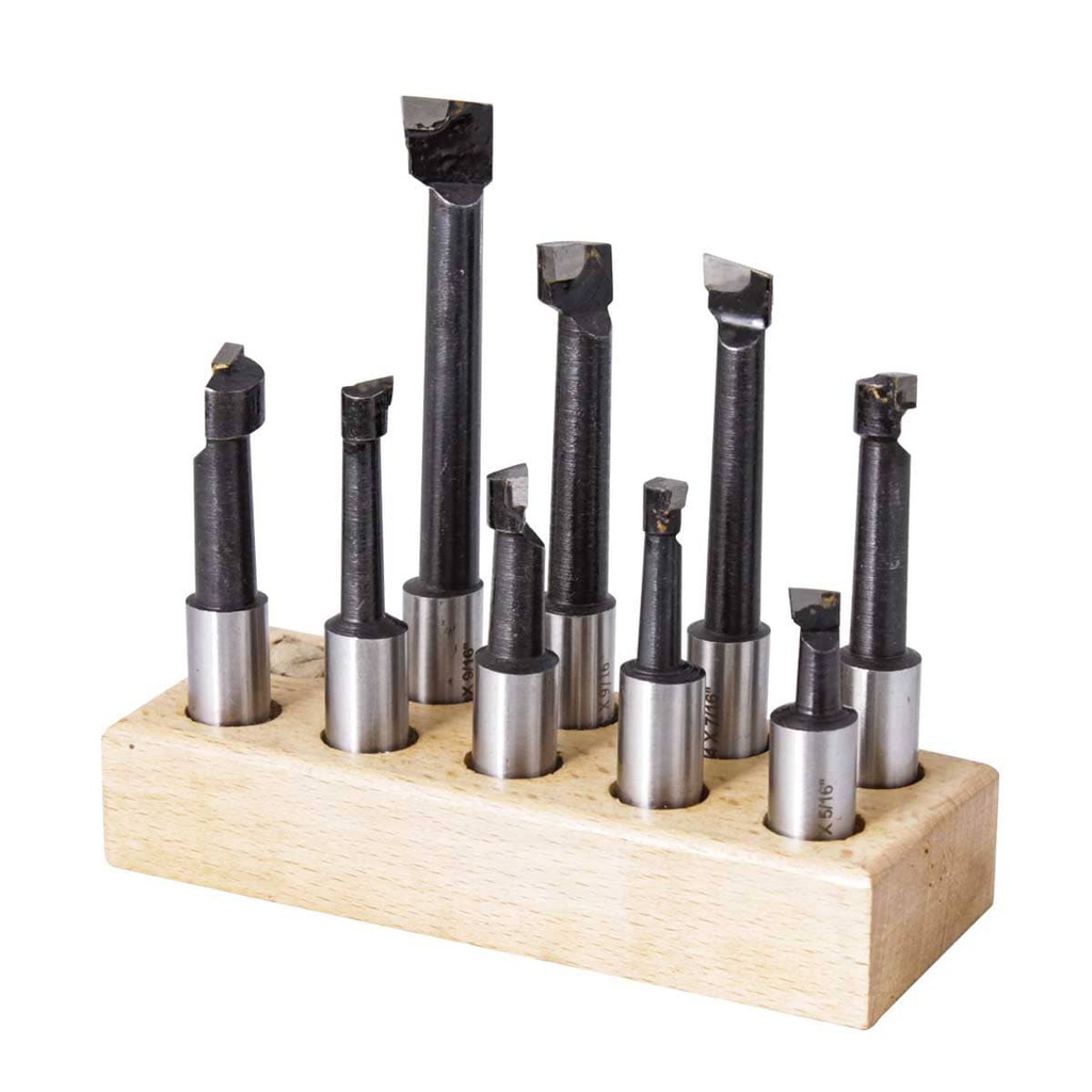 JGO D/BARRAS P/BORING 1/2" (9PZAS)