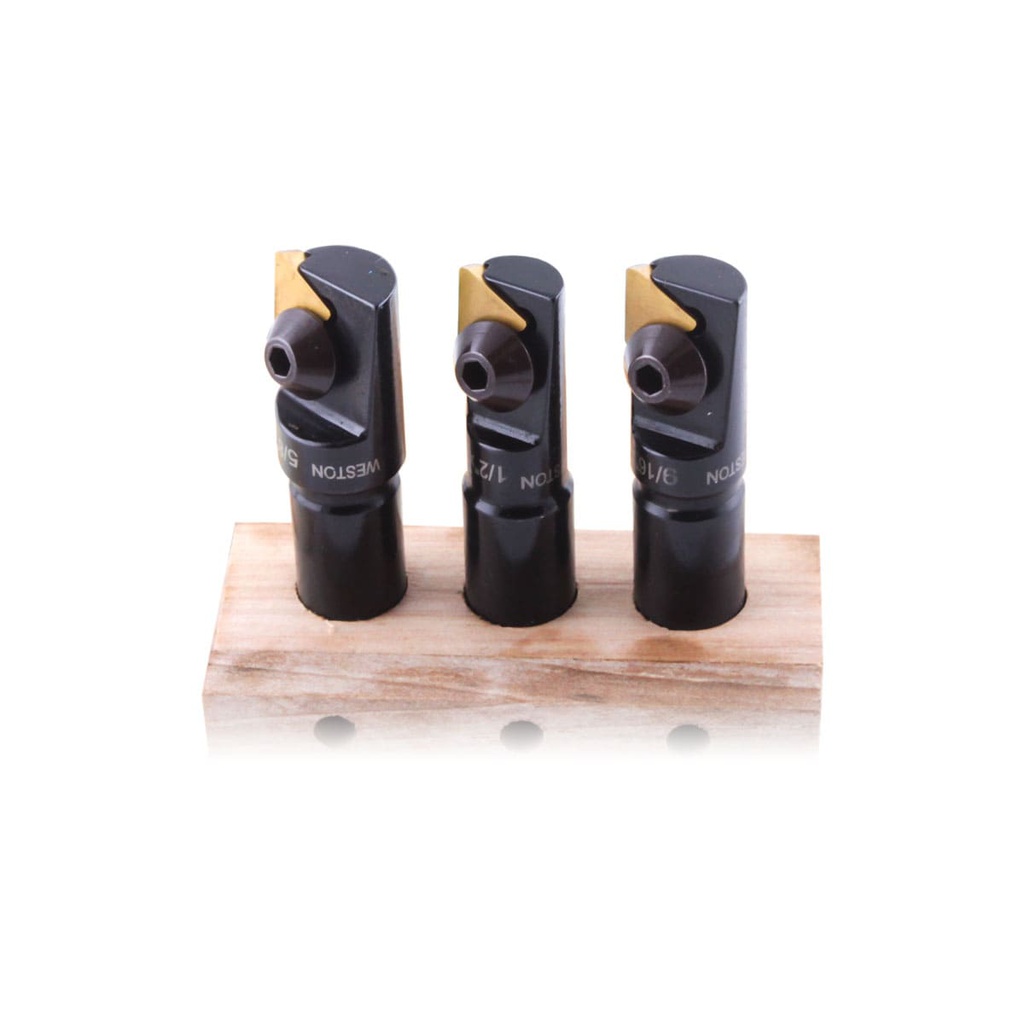 JUEGO DE CORTADORES TP 3 PZAS. ZANCO WELDON 1/2" PIÑA 1/2" A 5/8" P/TPC22