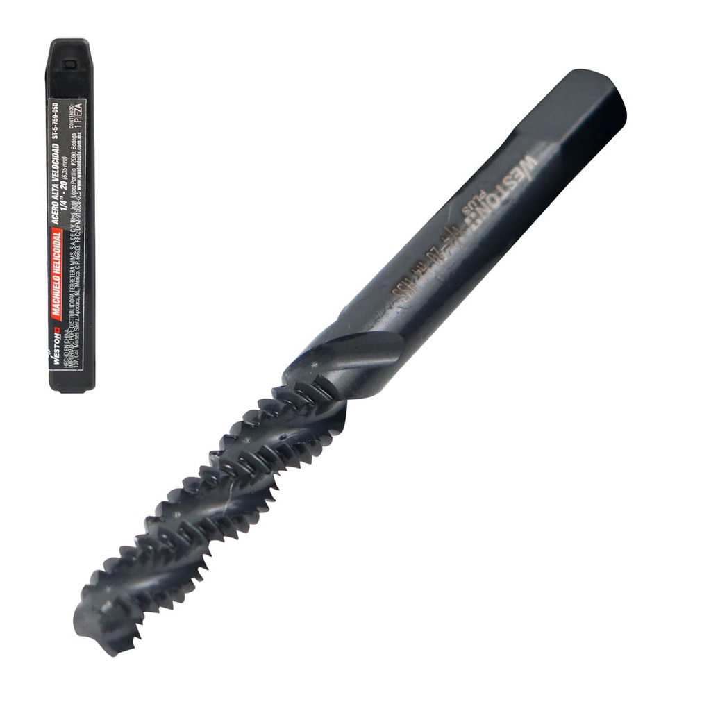 MACHUELO HELICOIDAL 1/4&quot;-20 AAV H4
