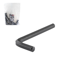 LLAVE HEXAGONAL L CORTA CrV  8MM  (PRECIO X PZA - EMPAQUE C/10 PZAS)