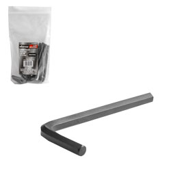 [ST-6-200-235] LLAVE HEXAGONAL L CORTA CrV  3/16&quot;  (PRECIO X PZA - EMPAQUE C/10 PZAS)