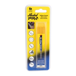 [STM-096275] MINAS RECAMBIOS PARA SOLDADURA MARKAL PRO COLOR AMARILLO (CAJA C/12 - PRECIO X PZA)