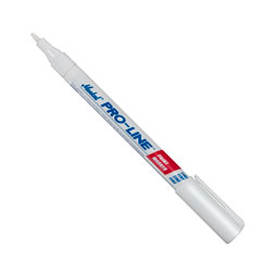 [STM-096871] MARCADOR PUNTO FINO PROLINE BLANCO (CAJA C/12 - PRECIO X PZA)