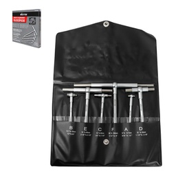 [STW-9030] CALIBRADORES TELESCOPICOS 5/16&quot; - 6&quot; JGO 6 PIEZAS