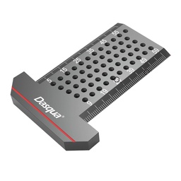 [STWS-1804-5661] REGLA EN FORMA DE T DE ALUMINIO CON AGUJEROS DE MARCADO DE BOLSILLO FRACCIONAL