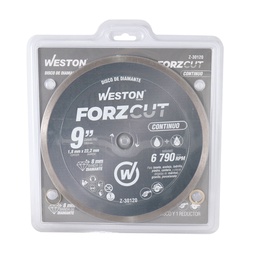 [Z-30120] DISCO DE DIAMANTE RIN CONTINUO 9" FORZCUT