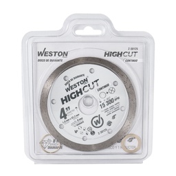 [Z-30125] DISCO DE DIAMANTE RIN CONTINUO 4" HIGHCUT