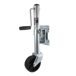 [Z-60201] GATO P/REMOLQUE GIRATORIO C/RUEDA 6"x2" MANIVELA LATERAL CAP. 1200 LB