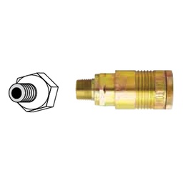 [ZH-00675] CONEXION RAPIDA MACHO 1/2" NPT  ESTILO G Mod 1816BK