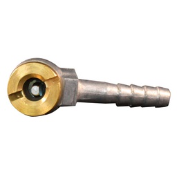 [ZH-00723] VALVULA PARA INFLAR SENCILLA 1/4"NPT CON ESPIGA  Mod  695
