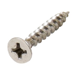 [ZL-13012] PIJA PLANA PARA MADERA NIQUELADA#6 x 5/8" (Precio x Caja a Granel c/36000piezas)