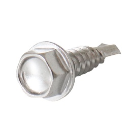 [ZM-00005] PIJA HEXAGONAL  PUNTA BROCA ACERO INOXIDABLE 410 1/4X1 (precio por caja, caja con 100 piezas)