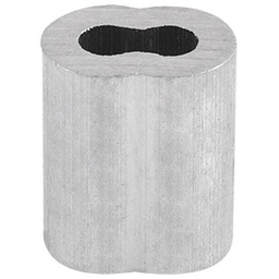 [YC5005] CASQUILLO ALUMINIO DOBLE 1/8&quot;