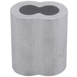 [YC5009] CASQUILLO ALUMINIO DOBLE 3/8&quot;