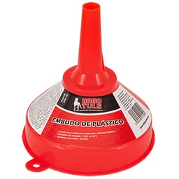 [SH2131] EMBUDO PLASTICO 6&quot; CON FILTRO 946ML ROJO