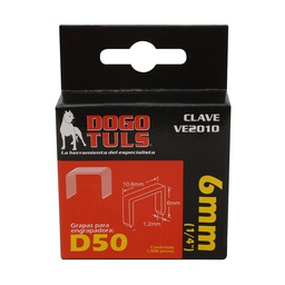 [VE2010] GRAPAS D50 1/4&quot; 6MM (1000 PZS)