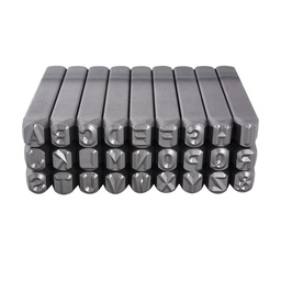 [SP2053] JGO DE LETRAS 5/16&quot; GOLPE DE ACERO 8mm