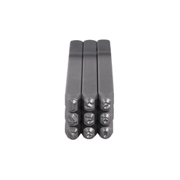 [SP2042] JGO DE NUMEROS 1/8&quot; GOLPE DE ACERO 3mm