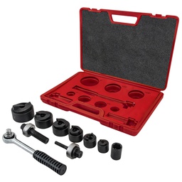 [TJ1034] JUEGO SACABOCADOS MATRACA 1/2" A 2"