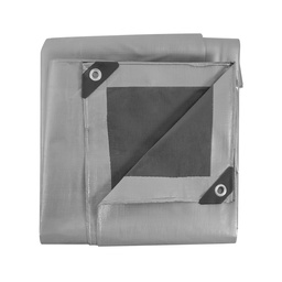 [TL4020] LONA POLIETILENO GRIS 6 X 8' REFORZADA
