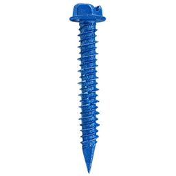 [AF4050] PIJA CONCRETO AZUL HEXAGONAL  1/4&quot; X 1 3/4&quot;