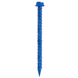[AF4056] PIJA CONCRETO AZUL HEXAGONAL  1/4&quot; X 3 1/4&quot;