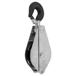 [RH5052] POLEA GARRUCHA SENCILLA BISAGRA 5" 2T