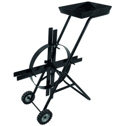 [CP2106] PORTA ROLLO METALICO FLEJE ACERO 1/2"