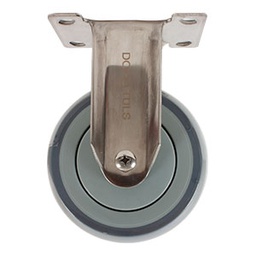 [ZF5170] RODAJA ACERO INOX TPR FIJA 4&quot;