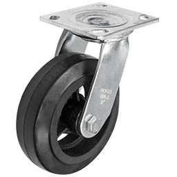 [ZF5037] RODAJA DE HULE NGO USO PESADO GIRAT 6&quot;