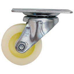 [ZF5053] RODAJA PP BLANCA GIRATORIA 2&quot;